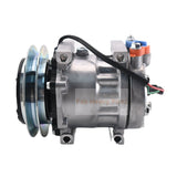 SD7H13 A/C Compressor 4674027 Fits for Hitachi Excavator ZX60USB - 3 ZX60USB - 3F ZX60USBNA - 3 ZX65USB - 3F - Fab Heavy Parts