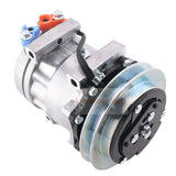SD7H13 A/C Compressor 4674027 Fits for Hitachi Excavator ZX60USB - 3 ZX60USB - 3F ZX60USBNA - 3 ZX65USB - 3F - Fab Heavy Parts