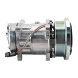 SD7H15 A/C Compressor 218 - 0324 2180324 Fits for Caterpillar CAT Excavator 345B 365B Wheel Dozer 824C 824H 834G 834H 854G - Fab Heavy Parts