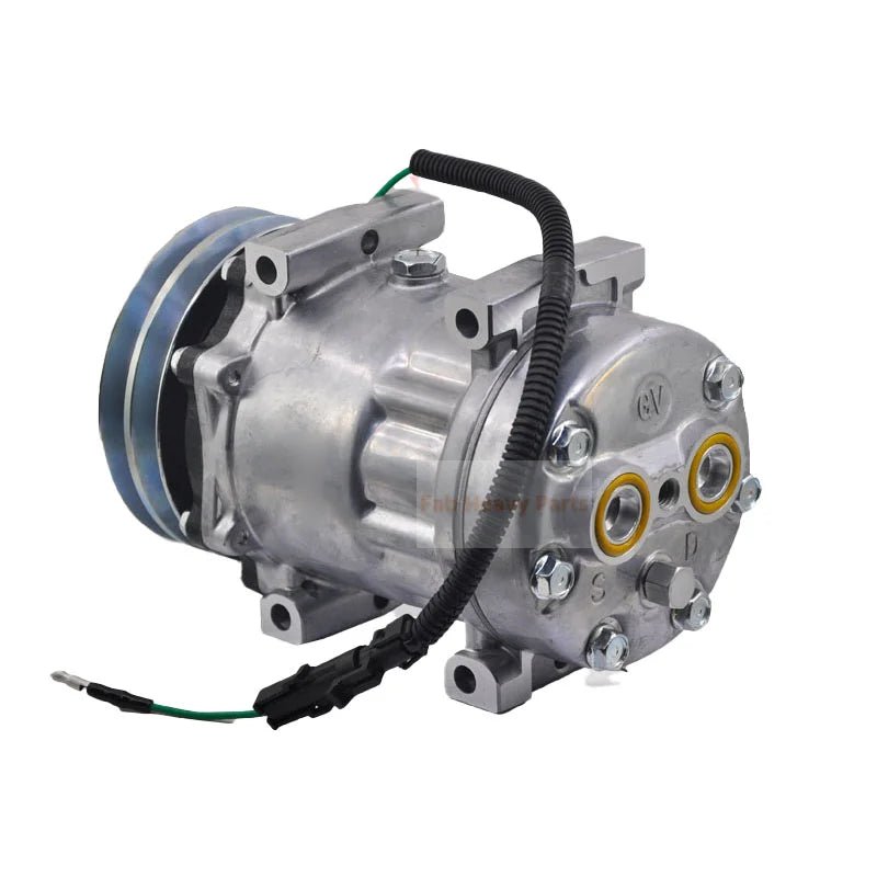 SD7H15 A/C Compressor 333/U6473 Fits for JCB Wheel Loader 427 437 - Fab Heavy Parts