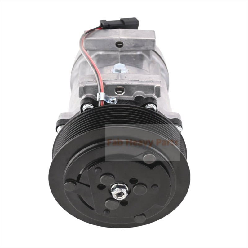 SD7H15 A/C Compressor 338 - 9098 3389098 Fits for Caterpillar CAT Engine C4.4 Backhoe Loader 416F 420F 428F 430F 432F 434F 444F 450F - Fab Heavy Parts
