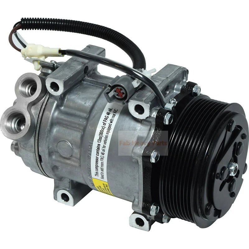 SD7H15 A/C Compressor 338 - 9099 3389099 Fits for Caterpillar CAT Engine C13 C15 C18 C9.3 Petroleum Package CX31 - C13I CX31 - C18I CX35 - C18I - Fab Heavy Parts