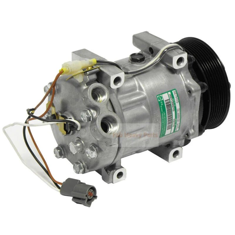 SD7H15 A/C Compressor 338 - 9099 3389099 Fits for Caterpillar CAT Engine C13 C15 C18 C9.3 Petroleum Package CX31 - C13I CX31 - C18I CX35 - C18I - Fab Heavy Parts