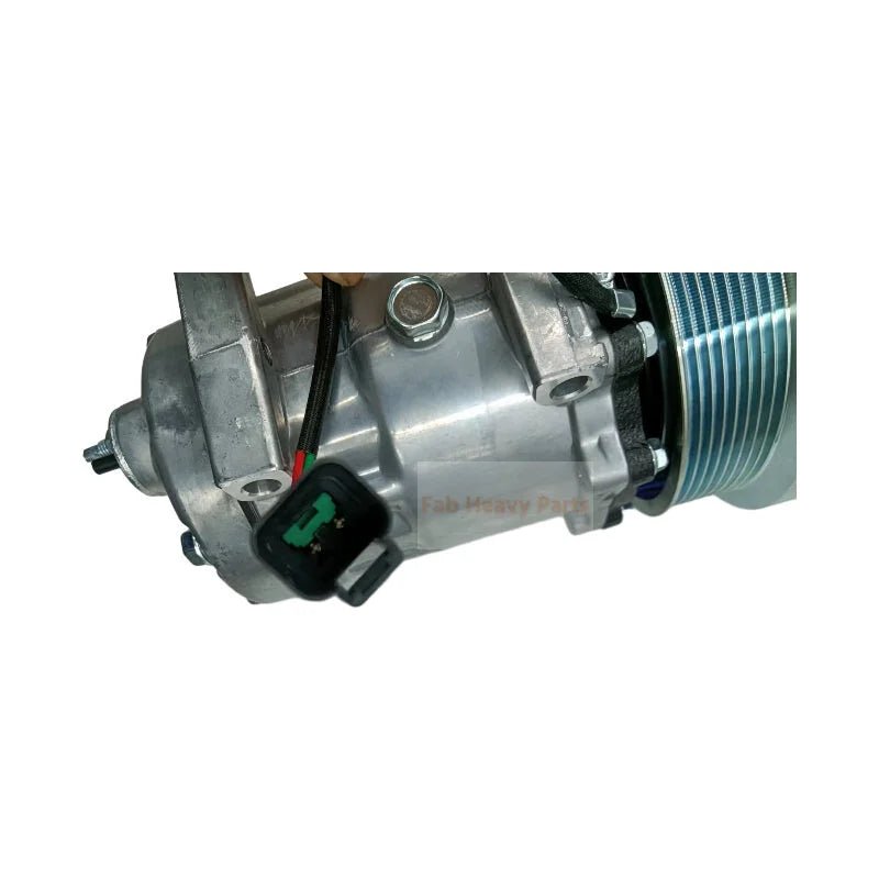 SD7H15 A/C Compressor 338 - 9100 3389100 Fits for Caterpillar CAT Engine C32 3516B Loader 990K 992K 993K 994K - Fab Heavy Parts