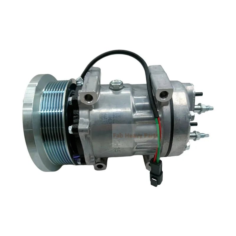 SD7H15 A/C Compressor 338 - 9100 3389100 Fits for Caterpillar CAT Engine C32 3516B Loader 990K 992K 993K 994K - Fab Heavy Parts