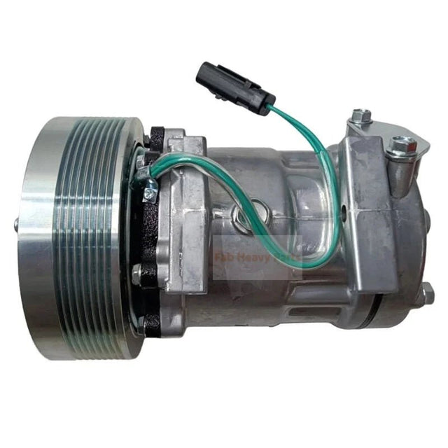 SD7H15 A/C Compressor 372 - 9360 3729360 Fits for Caterpillar CAT Excavator 336E 349E Tractor 2864C 586C - Fab Heavy Parts