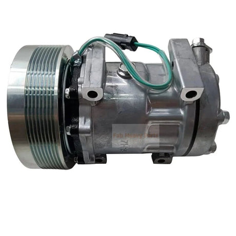 SD7H15 A/C Compressor 372 - 9360 3729360 Fits for Caterpillar CAT Excavator 336E 349E Tractor 2864C 586C - Fab Heavy Parts