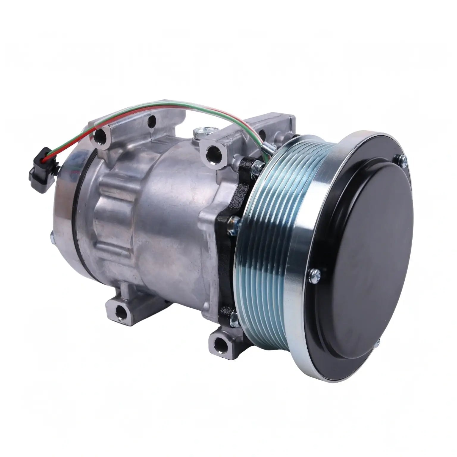 SD7H15 A/C Compressor 394 - 9671 for Caterpillar CAT Excavator 385B Turck 773F 775F 777C 777D 777F 793F 797 797B 797F - Fab Heavy Parts