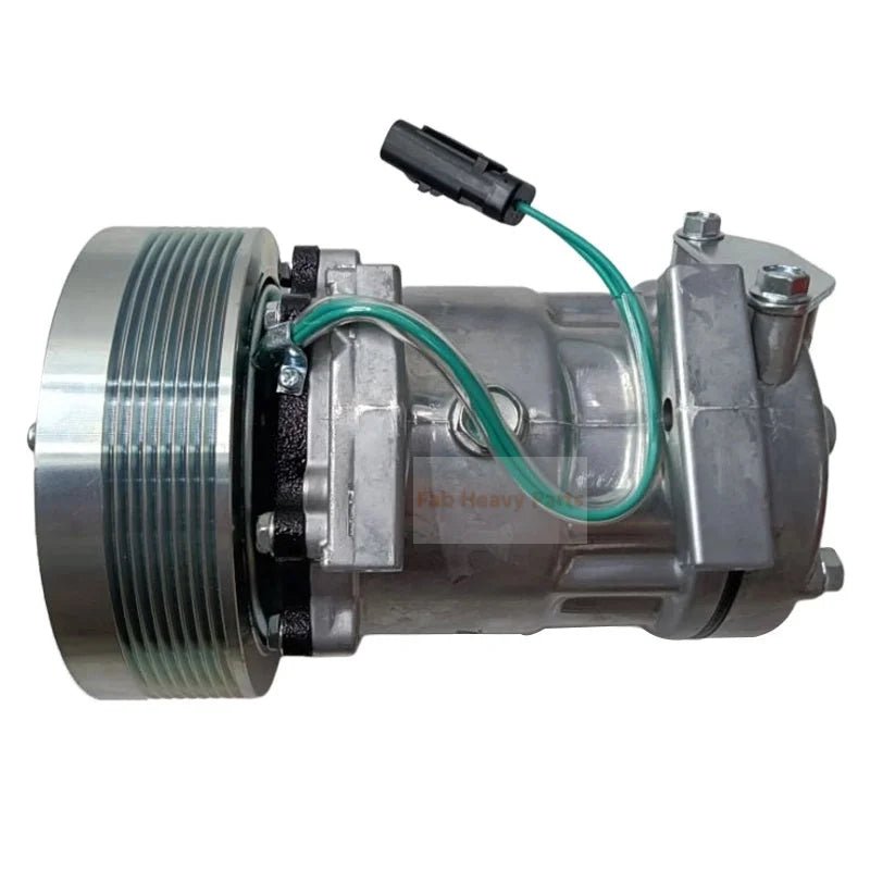 SD7H15 A/C Compressor 461 - 2805 4612805 Fits for Caterpillar CAT Excavator 336F 340F 336E 336FL 340F 314ECR - Fab Heavy Parts