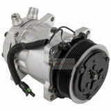 SD7H15 A/C Compressor 4645 4665 1803788 Fits for International Kenworth Peterbilt Truck - Fab Heavy Parts