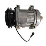 SD7H15 A/C Compressor 8174 504020809 87430122 Fits for CASE 3230 590SM 580SM 3330 580M 2240 580SM+ 570MXT SPX3320 - Fab Heavy Parts