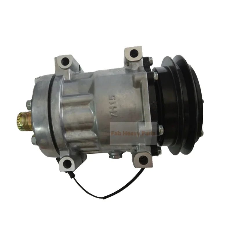 SD7H15 A/C Compressor 8174 87430122 Fits for New Holland Loader LB75.B LB110.B B110 B115 B95 B95LR B95TC - Fab Heavy Parts