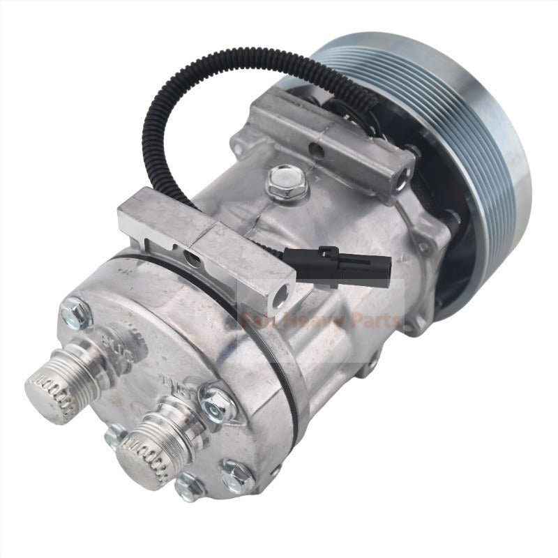 SD7H15 A/C Compressor 86993463 Fits for CASE 1021F 1121F 6130 635 7010 7120 7130 7230 8010 8120 8230 9010 9120 9230 4430 - Fab Heavy Parts