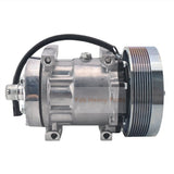 SD7H15 A/C Compressor 86993463 Fits for CASE 1021F 1121F 6130 635 7010 7120 7130 7230 8010 8120 8230 9010 9120 9230 4430 - Fab Heavy Parts