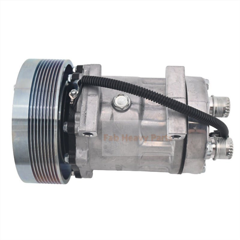 SD7H15 A/C Compressor 86993463 Fits for CASE 1021F 1121F 6130 635 7010 7120 7130 7230 8010 8120 8230 9010 9120 9230 4430 - Fab Heavy Parts