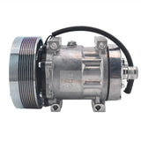 SD7H15 A/C Compressor 86993463 Fits for CASE 1021F 1121F 6130 635 7010 7120 7130 7230 8010 8120 8230 9010 9120 9230 4430 - Fab Heavy Parts