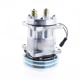 SD7H15 A/C Compressor 97204C1 Fits for CASE IH Tractor 5120 5130 5140 5220 5230 7110 7130 7150 7220 7240 8870 8910 8930 8950 9210 - Fab Heavy Parts