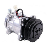 SD7H15 A/C Compressor 9827954 for New Holland Bale Wagon 1095 1089 Windrower 2550 2450 - Fab Heavy Parts