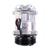 SD7H15 A/C Compressor 9827954 for New Holland Bale Wagon 1095 1089 Windrower 2550 2450 - Fab Heavy Parts