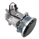SD7H15 A/C Compressor 9847944 Fits for New Holland HW300 HW340 HW305 HW305S 1089 HW320 1095 LS190 - Fab Heavy Parts