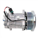 SD7H15 A/C Compressor 9847944 Fits for New Holland HW300 HW340 HW305 HW305S 1089 HW320 1095 LS190 - Fab Heavy Parts