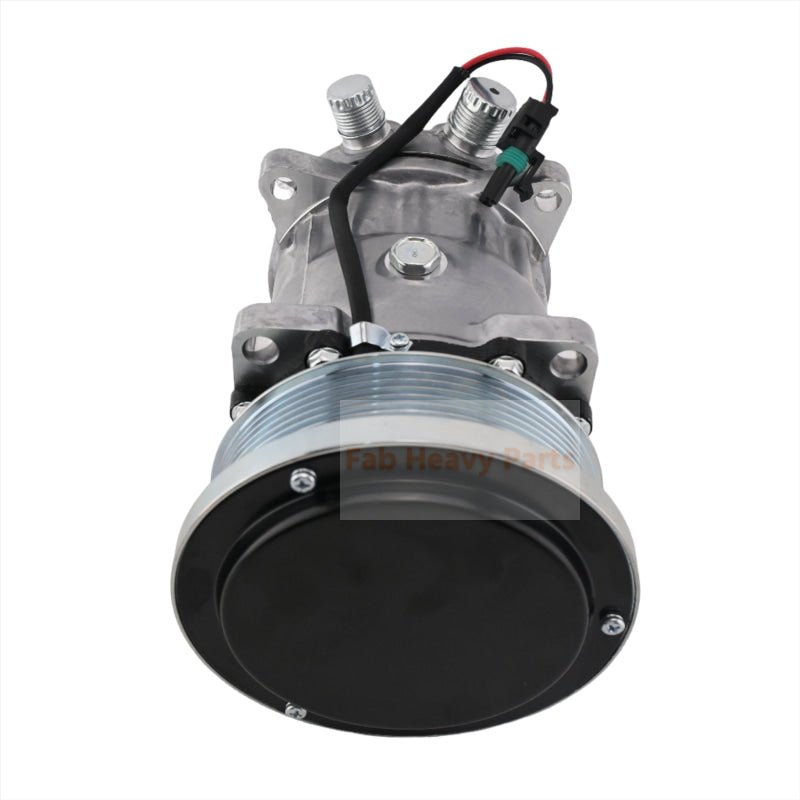 SD7H15 A/C Compressor 9847944 Fits for New Holland HW300 HW340 HW305 HW305S 1089 HW320 1095 LS190 - Fab Heavy Parts