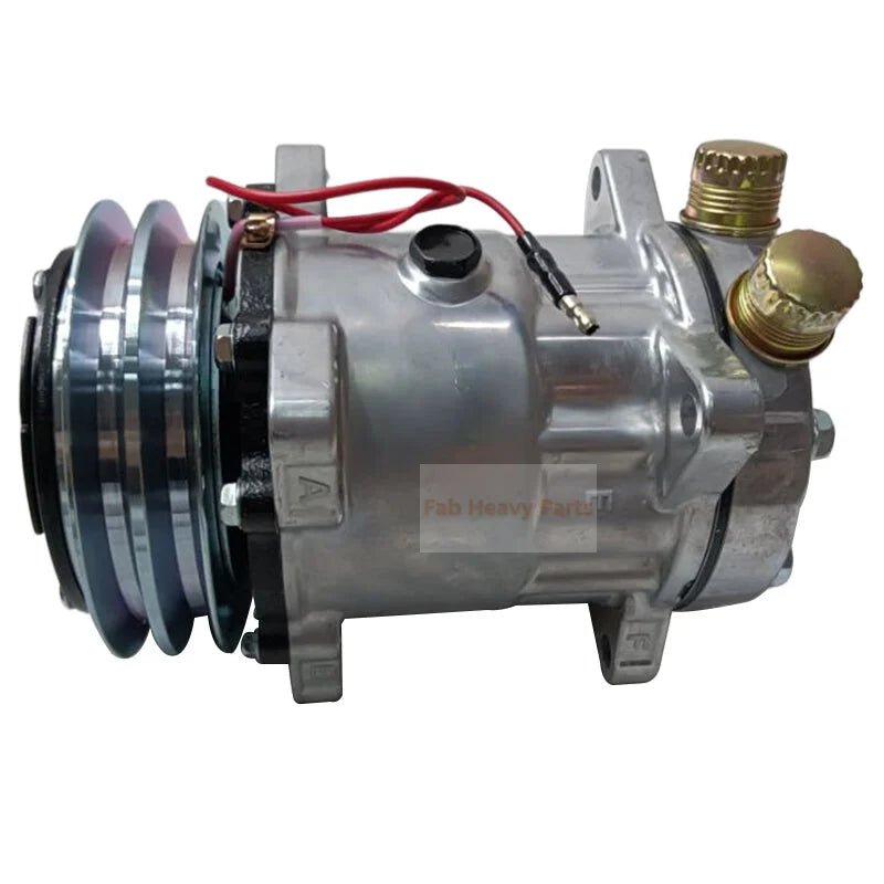 SD7H15HD A/C Compressor 72504984 Fits for CASE IH JX55 JX60 JX65 JX70 New Holland TD60D TD70D TD75D TD80D TD90D TD95D TL100 Tractor - Fab Heavy Parts