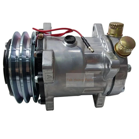 SD7H15HD A/C Compressor 72504984 Fits for CASE IH JX55 JX60 JX65 JX70 New Holland TD60D TD70D TD75D TD80D TD90D TD95D TL100 Tractor - Fab Heavy Parts