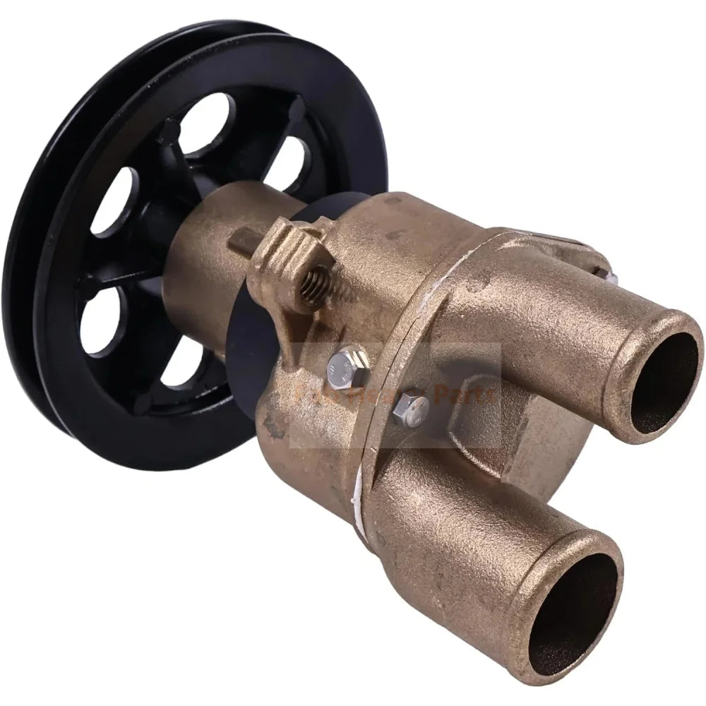 Sea Water Pump With 4.5" Pulley 3855079 3852399 3851982 Fits for Volvo Penta Engine 3.0GS 4.3GI 5.7GI 7.4GI 8.2GSI Replacement