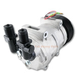 Seltec TM-21HX A/C Compressor 272-5767 2725767 Fits for Caterpillar CAT Engine C4.4 Backhoe Loader 450E