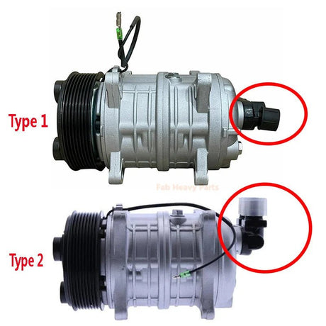 Seltec TM15XD 12V A/C Compressor 102 - 580 Fits for Thermo King Tripac APU - Fab Heavy Parts
