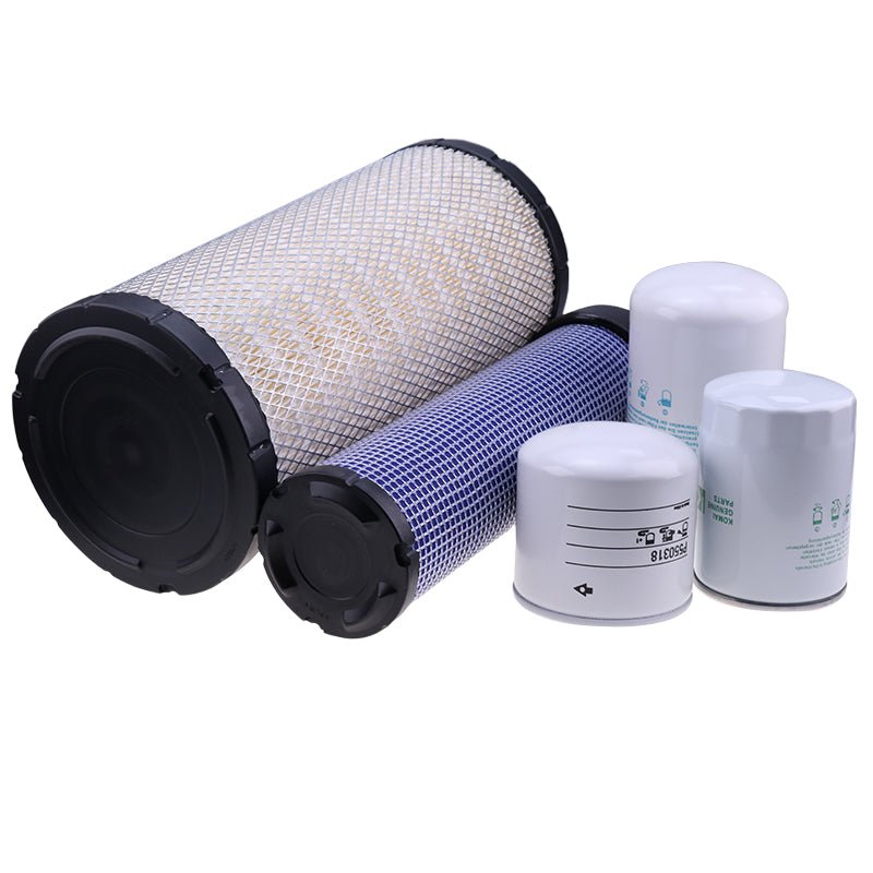 Service Filter Kit 59700 - 26112 HHTA0 - 59900 for Kubota Engine V3800 - TIEF4 Compact Track Loader SVL95 - 2S - Fab Heavy Parts
