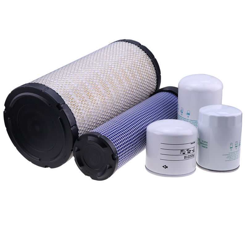 Service Filter Kit 59700-26112 HHTA0-59900 for Kubota Engine V3800-TIEF4 Compact Track Loader SVL95-2S