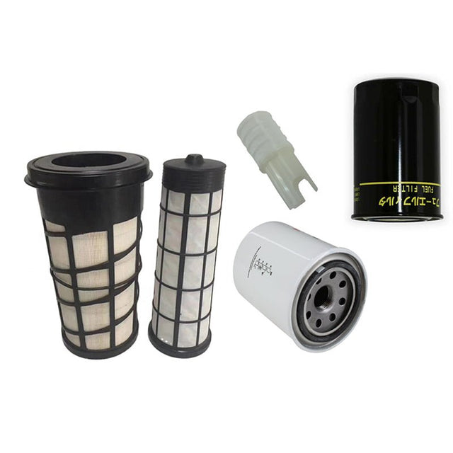 Service Filter Kit for Yanmar Engine 4TNV98T Fits for John Deere Skid Steer Loader 326E - Fab Heavy Parts