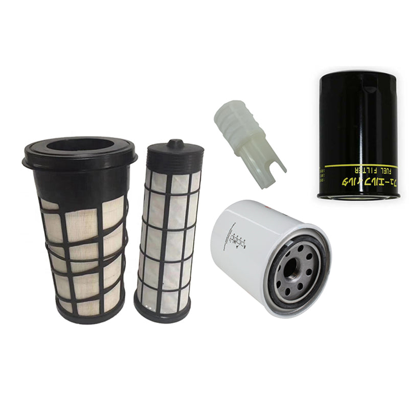 Service Filter Kit for Yanmar Engine 4TNV98T Fits for John Deere Skid Steer Loader 326E