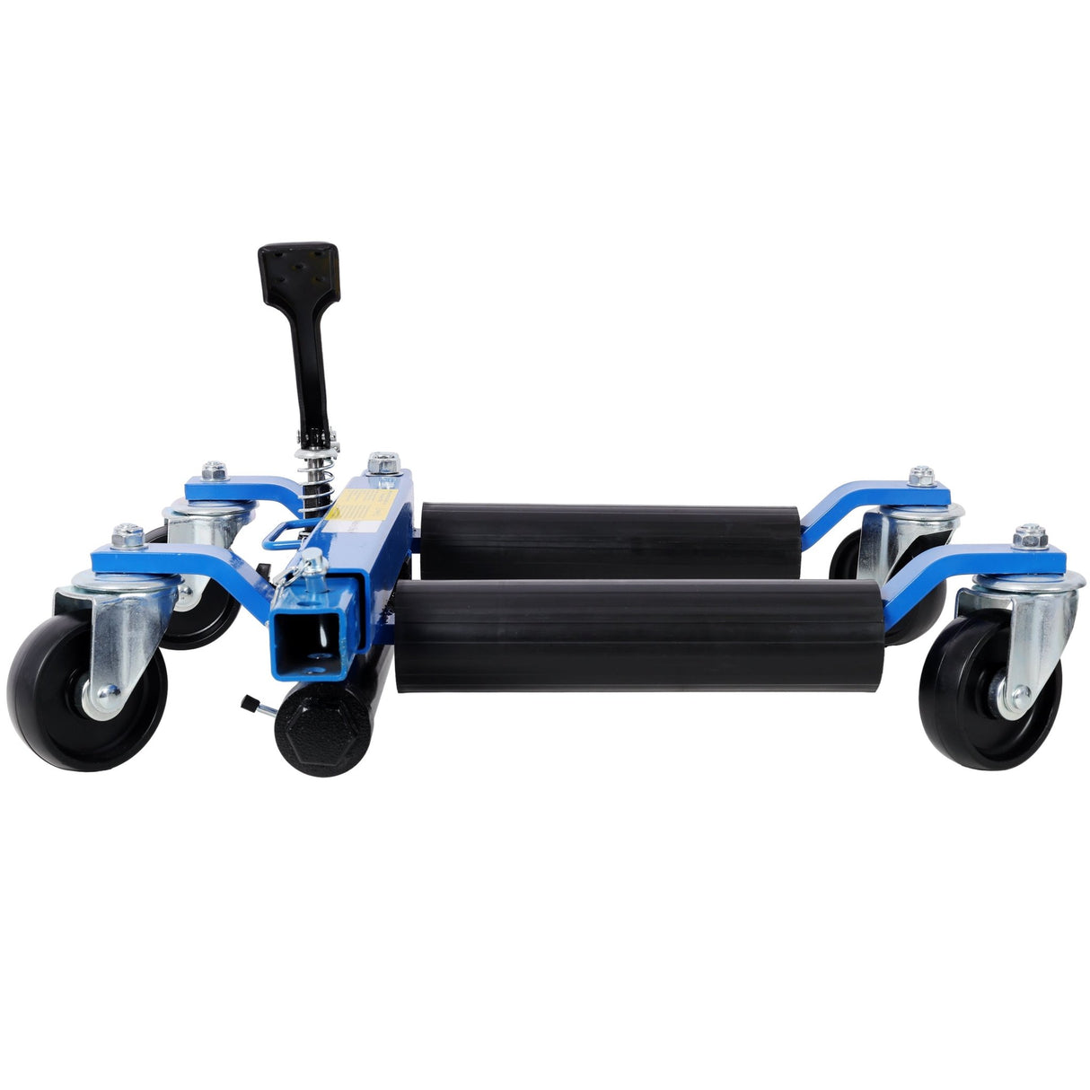 Set of 2 Car Dolly Hydraulic Tire Jack With Foot Pedal Lift 1,500Lbs - Blue - Fab Heavy Parts