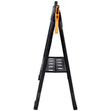 Set of 2 Folding Clamping Sawhorse Heavy Duty Clamping Sawhorse 2200 LBS Load Capacity - Fab Heavy Parts