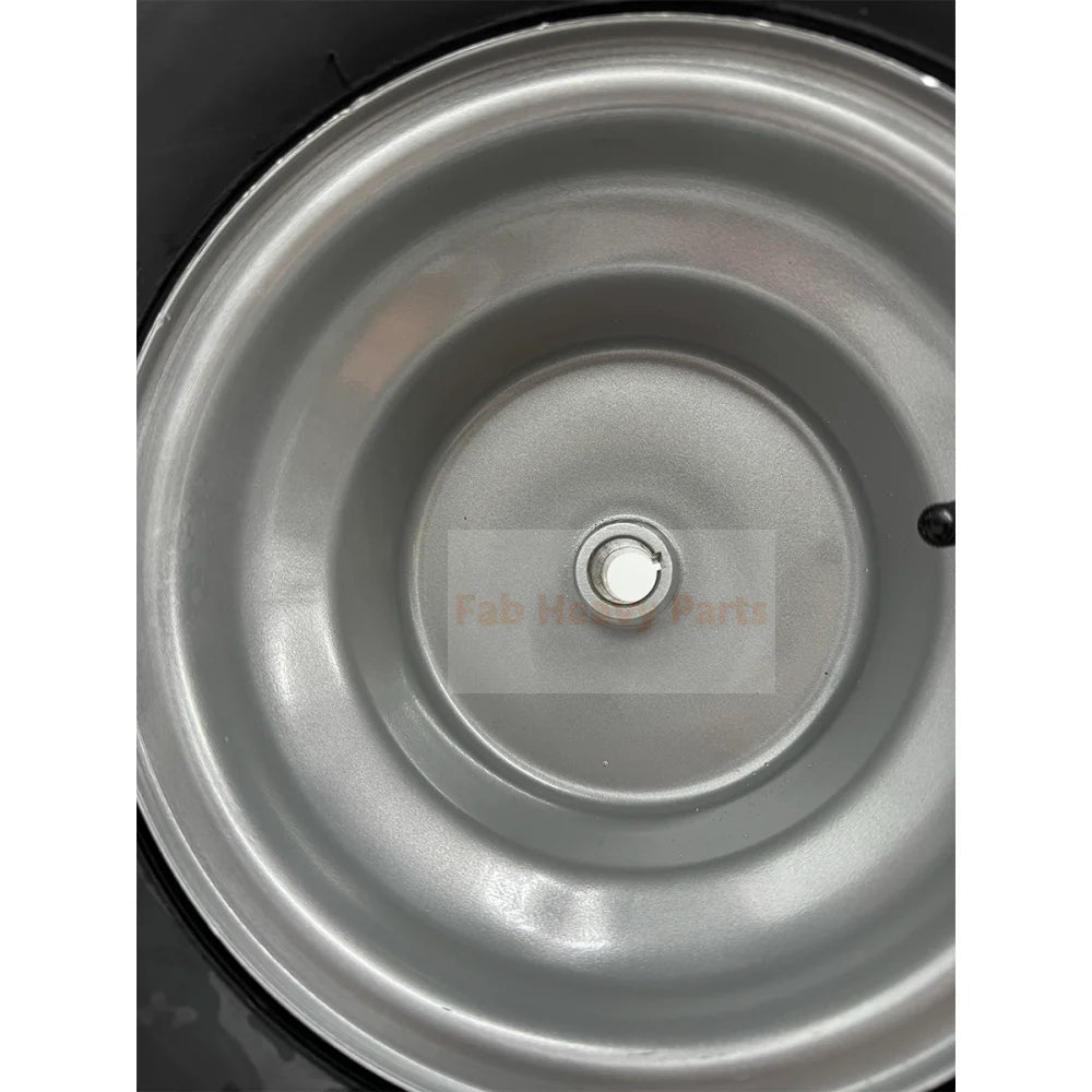 Set of 2 Silver Tire 20x8.00 - 8 Lawn Mower Tire with Rim Fits on 3/4 Inch Axle - Fab Heavy Parts