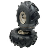 Set of 2 - Tire 11x4 - 4 Tiller Wheel - 3/4" Hub - Craftsman & Troy - Bilt Tiller Replacement - Fab Heavy Parts