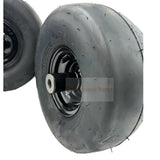 Set of 2 - Tire 12x6.00 - 5 2 Ply Smooth Tire & Wheel Assembly - Fab Heavy Parts