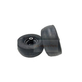 Set of 2 - Tire 12x6.00 - 5 2 Ply Smooth Tire & Wheel Assembly - Fab Heavy Parts