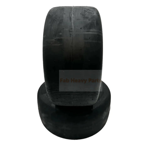 Set of 2 - Tire 13x6.50 - 6 Flat Free 5/8 Axle Wheel Replaces TCA19309 - Fab Heavy Parts