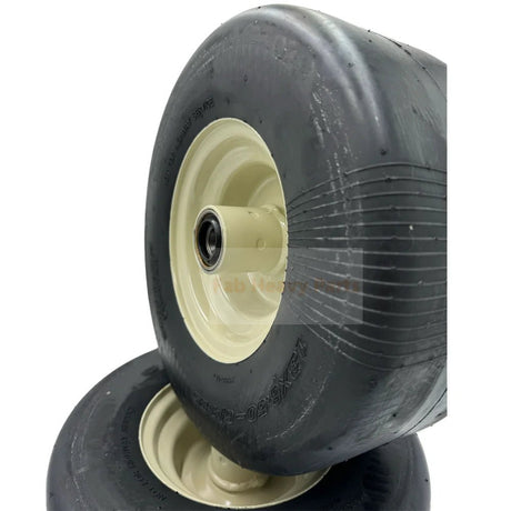 Set of 2 - Tire 13x6.50 - 6 Wheel, 3/4 Axle, Compatible with Grasshopper 483865 - Fab Heavy Parts