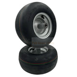 Set of 2 - Tire 13x6.50 - 6 Wheels Compatible with Hustler Part 604717 - Fab Heavy Parts