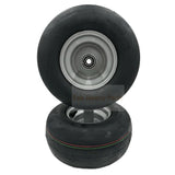 Set of 2 - Tire 13x6.50 - 6 Wheels Compatible with Hustler Part 604717 - Fab Heavy Parts