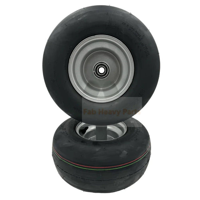 Set of 2 Tire 13x6.50 - 6 Wheels Fits for Hustler 604717 - Fab Heavy Parts