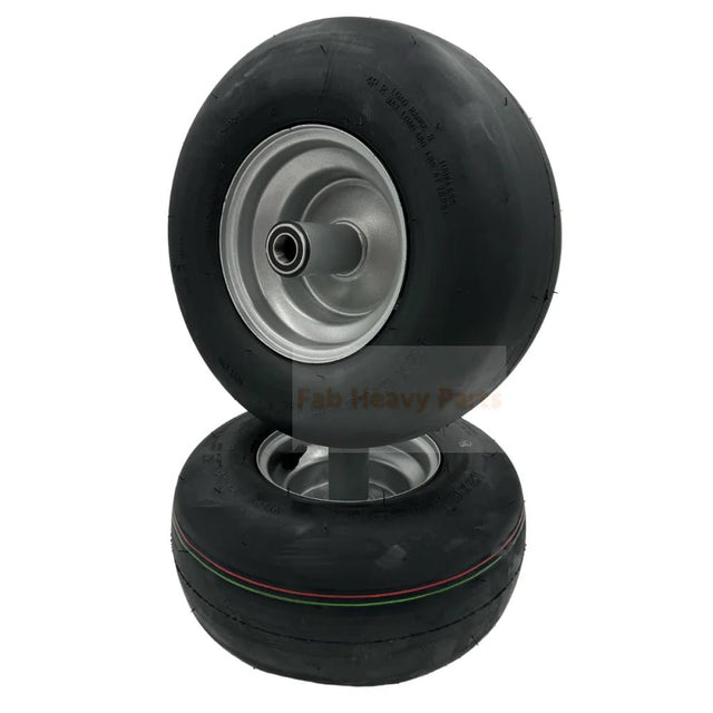 Set of 2 Tire 13x6.50 - 6 Wheels Fits for Hustler 604717 - Fab Heavy Parts