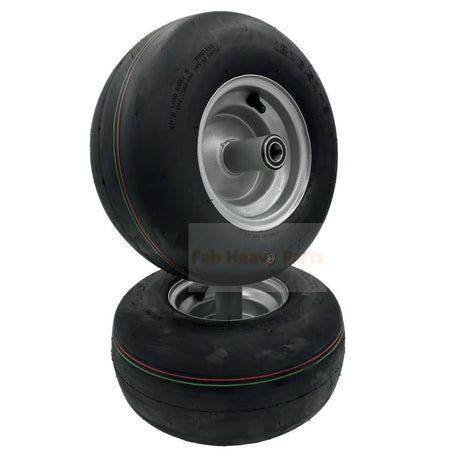 Set of 2 Tire 13x6.50 - 6 Wheels Fits for Hustler 604717 - Fab Heavy Parts