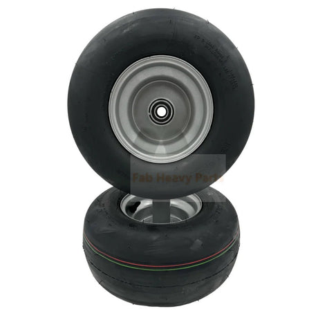 Set of 2 Tire 13x6.50 - 6 Wheels Fits for Hustler 604717 - Fab Heavy Parts