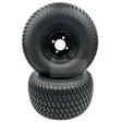 Set of 2 - Tire 20x10.00 - 8 Tire and Rim Compatible with Wright Stander - Fab Heavy Parts